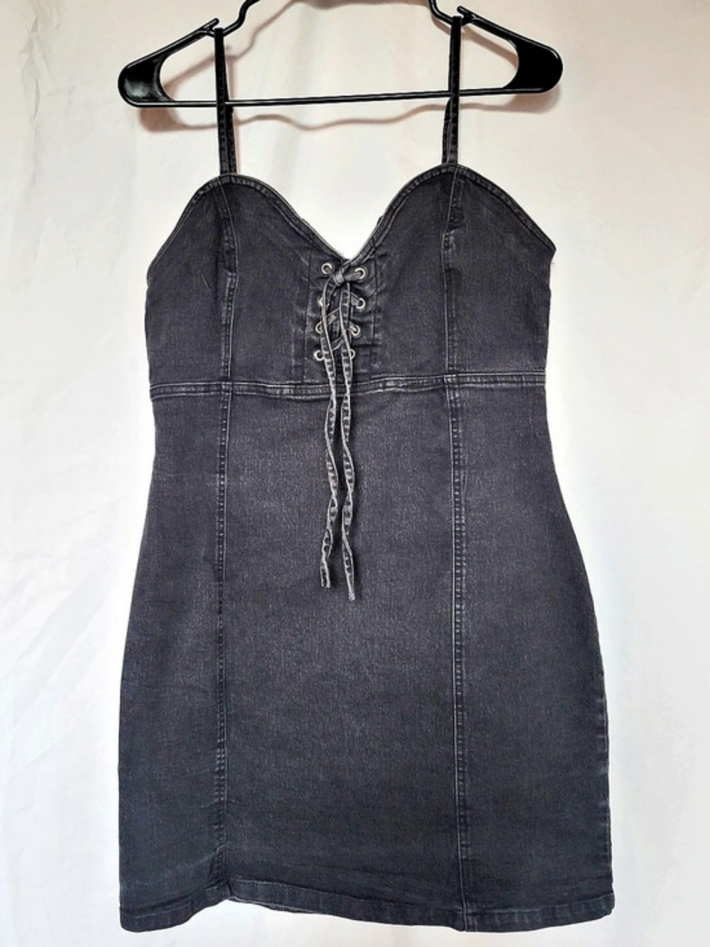 Derek Heart Black Corset Mini Dress Size XL